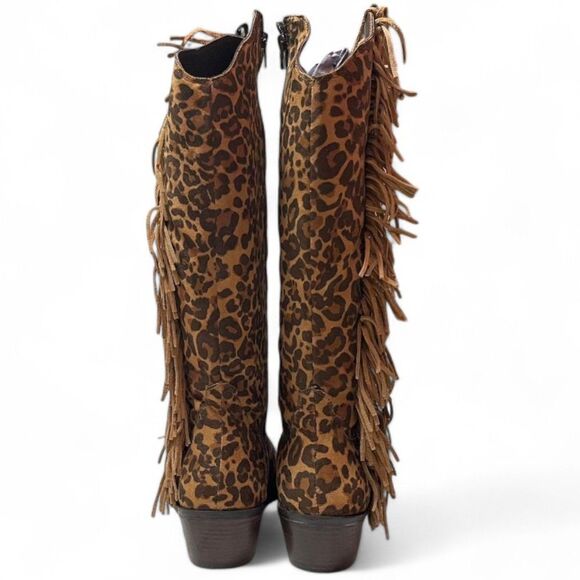 NAUGHTY MONKEY Rodeo Doll Sueded Fringe Boots, NEW!! Size 9.5 - Picture 7 of 12